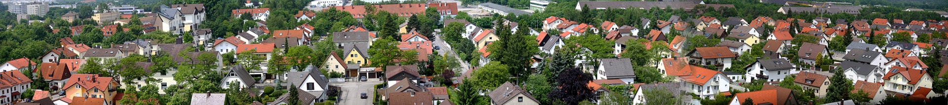 Eine Übersicht über die Siedlung